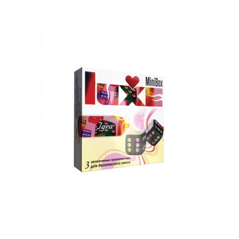 Презервативы Luxe Mini Box Игра - 1 блок (24 уп. по 3 шт. в каждой)